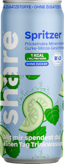 Erfrischungsgetränk, Spritzer Gurke-Minze share