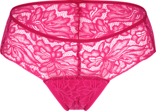 Periodenunterwäsche Hipser Allover Lace Hot Pink, Gr. 50-52 ooia