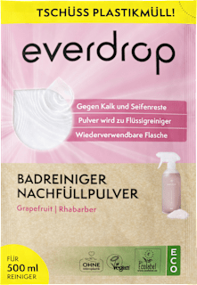 Badreiniger Nachfüllpack Grapefruit & Rhabarber everdrop