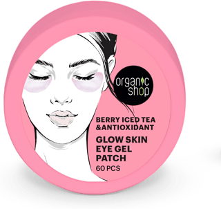 Patch occhi in gel Glow Skin con tè ai frutti di bosco organic shop