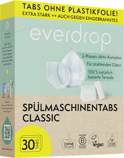 Spülmaschinentabs Classic everdrop