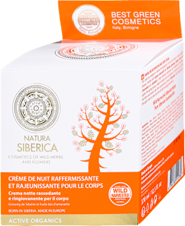 Nočna krema za za učvrstitev in pomlajevanje telesa NATURA SIBERICA