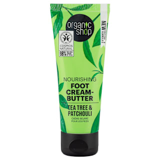 Cremă picioare obosite cu tea tree si patchouli organic shop