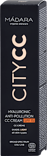 CC krém City CC Hyaluronic Anti-Polution s OF 15 - light MÁDARA organic skincare