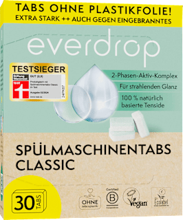 Spülmaschinen-Tabs Classic everdrop