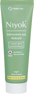 Zahncreme aus Kokosöl Pfefferminze & Zitrone Niyok®