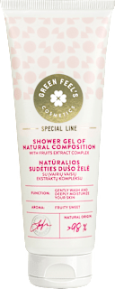 Gel de duș natural cu fructe Green Feel's