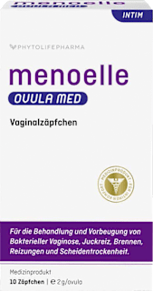 Vaginalzäpfchen OVULA med (10 St) Menoelle