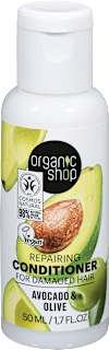 Balzam za poškodovane lase Avocado & Olive organic shop