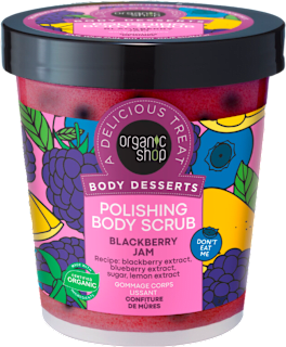Piling za telo - kupina  organic shop