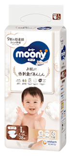 Detské plienky Natural L (9-14 kg) moony