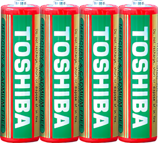 Батерии АА R6К шринк Toshiba