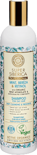 Šampon za mastno lasišče z meto, brezo in retinolom Super Siberica  SUPER SIBERICA