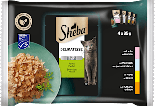 Nassfutter Katze Delikatesse in Gelee Feine Vielfalt Sheba