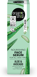 Siero nutriente viso aloe e avocado organic shop
