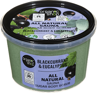 Sladkorni piling za telo s črnim ribezom  organic shop