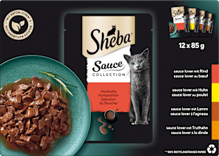 Nassfutter Katze Souce Collection Herzhafte Komposition Sheba