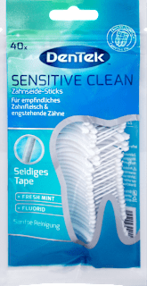 Zahnseidesticks Sensitive Clean Minze extra sanft DenTek