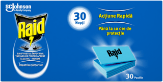 Pastile laminate pentru aparat electric antițânțari Raid