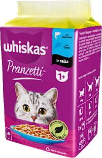 Pranzetti pesce per gatti adulti whiskas