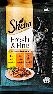 Alutasakos macskaeledel Fresh & Fine, szárnyasos Sheba