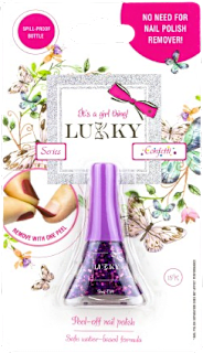 Peel off lak za nokte - ljubičasta LUKKY