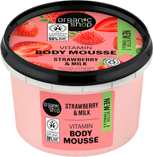 Strawberry Yoghurt mousse de corp organic shop