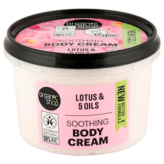 Cremă de corp cu extract de lotus și 5 uleiuri organic shop