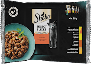 Mokra hrana za mačke Select Slices - sočni izbor v omaki Sheba
