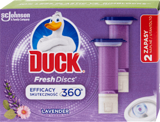 Fresh Discs WC čistič Levandule náplň 2x36 ml DUCK