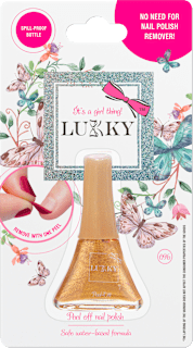 Peel off lak za nokte – 096 Zlatna LUKKY
