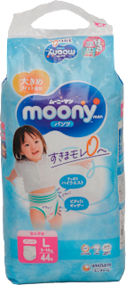 Plienkové nohavičky Air Fit Girls - veľ. L (9-14 kg) moony