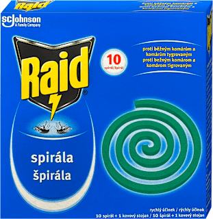 spirála proti komárům Raid
