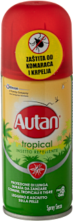 Sprej za zaštitu od komaraca i krpelja tropical Autan