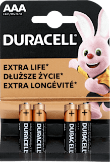 Baterie alkaliczne AAA  DURACELL