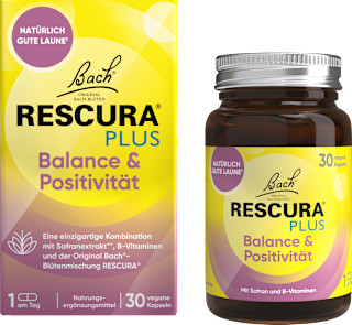 Balance & Positivität Bachblüten Kapseln Bach RESCURA