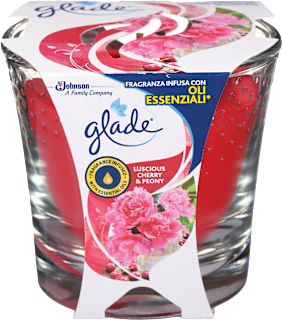 Mirisna svijeća u čaši glade