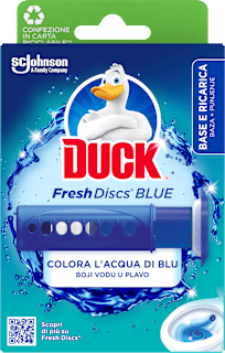Fresh Discs Blue gel za čišćenje i osvježavanje WC školjke DUCK