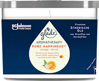 Duftkerze im Glas Aromatherapy Pure Hapiness glade