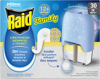 Електрически изпарител против комари с пълнител Family Raid