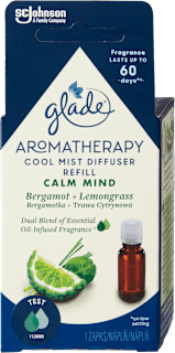 Esenciálny olej do difuzéra Aromatherapy Cool Mist Calm Mind glade