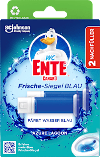 WC-Reiniger Frische-Siegel Azure Lagoon Nachfüllpack WC-Ente