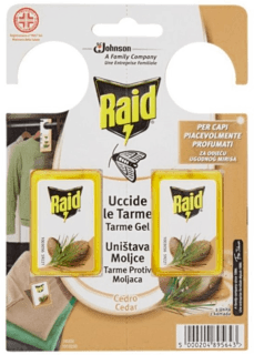 Antitarme gel al cedro Raid
