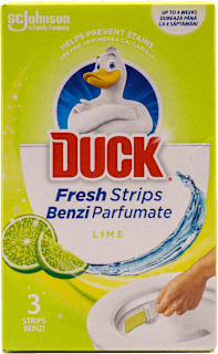 Benzi parfumate pentru toaletă lime DUCK