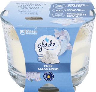 Vonná sviečka v skle Pure Clean Linen  glade