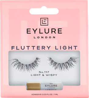 Künstliche Wimpern Fluttery Light 117 Light & Wispy (1 Paar) Eylure