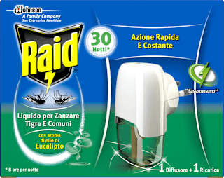 Električni aparat protiv komaraca s punjenjem od eukaliptusa Raid