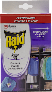 Ароматизиращ гел срещу молци с лавандула Raid