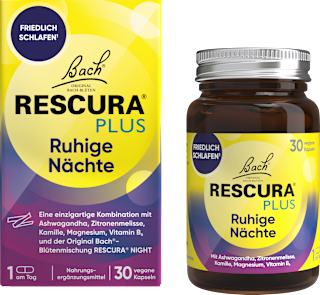 Bachblüten Ruhige Nächte Kapseln Bach RESCURA