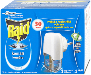 Elektrický odparovač s tekutou náplňou Komáre Raid